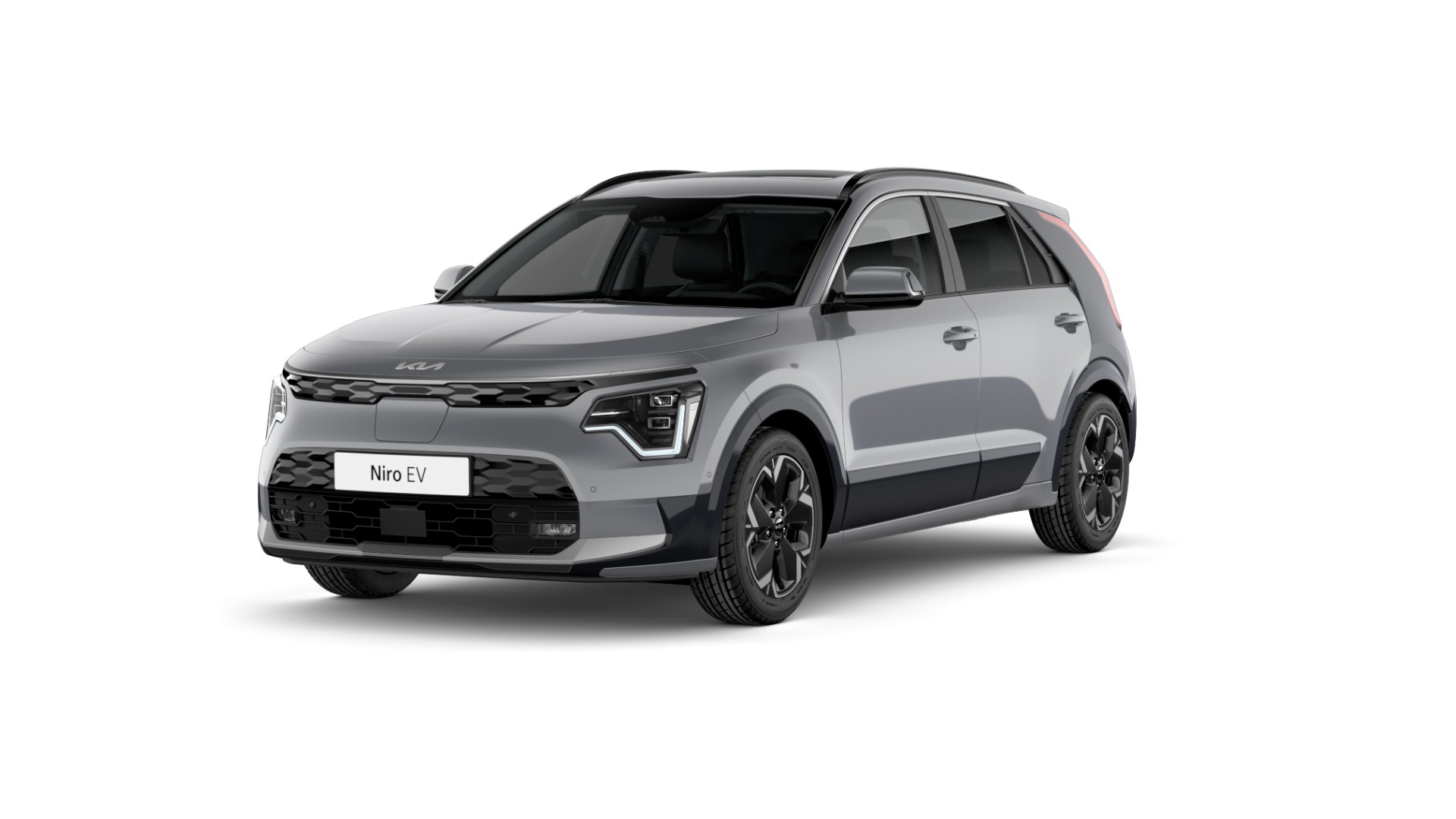 Kia Niro sähköauto etuviistosta kuvattuna