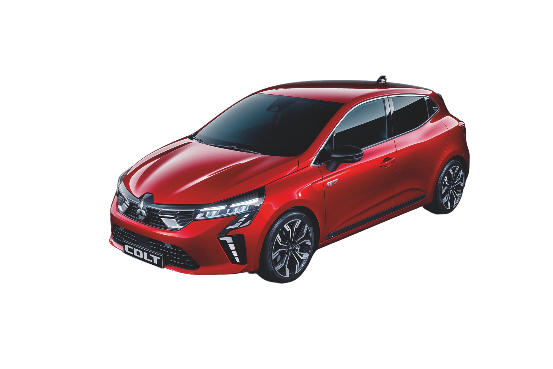 Mitsubishi Colt etuviistosta kuvattuna